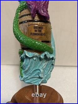 FLORIDA KEYS IGUANA BAIT MERMAID draft beer tap handle. FLORIDA