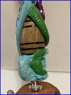 FLORIDA KEYS IGUANA BAIT MERMAID draft beer tap handle. FLORIDA