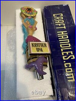 FLORIDA KEYS KRITTER IPA BLUE HAIR MERMAID draft beer tap handle. FLORIDA