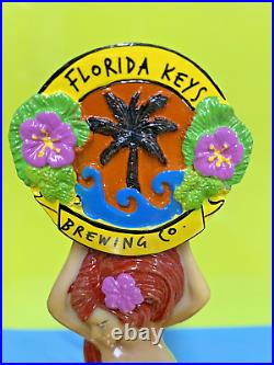 FLORIDA KEYS RED Head MERMAID BEER Tap Handle NEW 11 FLORIDA Brewery Craft