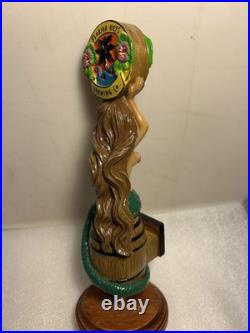 FLORIDA KEYS SPEARFISH AMBER BROWN HAIR MERMAID draft beer tap handle. FLORIDA