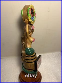 FLORIDA KEYS SPEARFISH AMBER BROWN HAIR MERMAID draft beer tap handle. FLORIDA