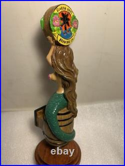 FLORIDA KEYS SPEARFISH AMBER BROWN HAIR MERMAID draft beer tap handle. FLORIDA