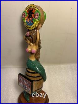 FLORIDA KEYS SPEARFISH AMBER BROWN HAIR MERMAID draft beer tap handle. FLORIDA
