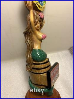 FLORIDA KEYS SPEARFISH AMBER BROWN HAIR MERMAID draft beer tap handle. FLORIDA