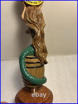 FLORIDA KEYS SPEARFISH AMBER BROWN HAIR MERMAID draft beer tap handle. FLORIDA