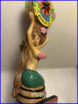 FLORIDA KEYS SPEARFISH AMBER BROWN HAIR MERMAID draft beer tap handle. FLORIDA