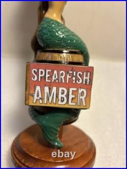 FLORIDA KEYS SPEARFISH AMBER BROWN HAIR MERMAID draft beer tap handle. FLORIDA