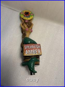 FLORIDA KEYS SPEARFISH AMBER BROWN HAIR MERMAID draft beer tap handle. FLORIDA