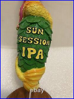 FLORIDA KEYS SUN SESSION IPA TANNED MERMAID draft beer tap handle. FLORIDA