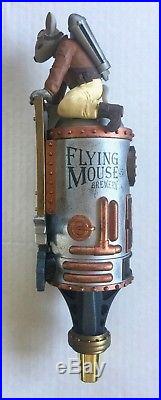FLYING MOUSE BREWERY Beer Tap Handle Brand New in Box with Sticker Sheet