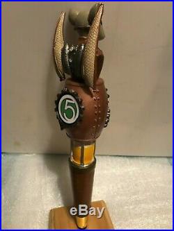 FLYING MOUSE FLY MOB 3 5 beer tap handle. Troutville, Virginia. Closed brewery