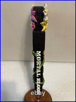 FOUNDERS MORTAL BLOOM HAZY IPA WICKED GARDEN Draft beer tap handle. MICHIGAN FOUNDERS MORTAL BLOOM HAZY IPA WICKED GARDEN Draft beer tap handle. MICHIGAN