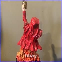 Faust Flaming Man Busch 1885 Beer Tap Handle