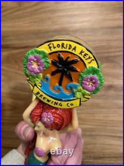 Florida Keys Beer Tap Handle Knob Keg Bar Draft Top Brewing Co. Mermaid Ale IPA