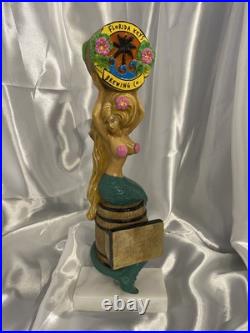 Florida Keys Brewing Co -beer Tap Handle Blonde Hair-Mermaid-Green Tail NEW