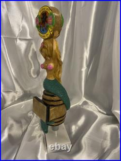 Florida Keys Brewing Co -beer Tap Handle Blonde Hair-Mermaid-Green Tail NEW