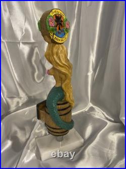Florida Keys Brewing Co -beer Tap Handle Blonde Hair-Mermaid-Green Tail NEW