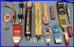 Fourteen (14) Different Standard Tap Insert Beer Tap Handle Collection