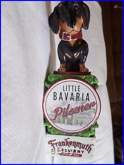 Frankenmuth Brewery Little Bavaria Daschund Dog Wow Nice 11 Beer Keg Tap Handle