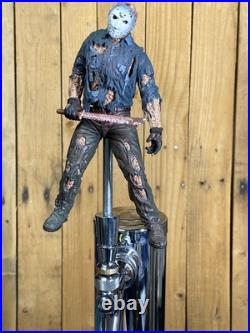 Friday The 13th Movie Beer Tap Handle Jason Voorhees Machete Halloween Horror