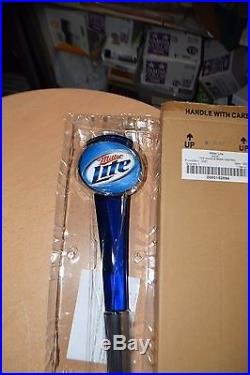 Full Case of 20 Miller Lite Beer 12 Lucite Tap Handle Tapper Knob SEALED BOX