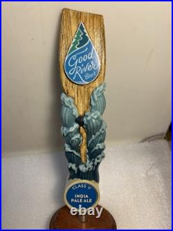 GOOD RIVER BEER COMPANY CLASS V IPA RAPIDS & PADDLE beer tap handle COLORADO