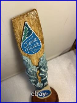 GOOD RIVER BEER COMPANY CLASS V IPA RAPIDS & PADDLE beer tap handle COLORADO