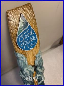 GOOD RIVER BEER COMPANY CLASS V IPA RAPIDS & PADDLE beer tap handle COLORADO