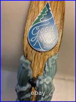 GOOD RIVER BEER COMPANY CLASS V IPA RAPIDS & PADDLE beer tap handle COLORADO