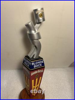 GORDON BIERSCH BLONDE BOCK RARE METALS ART SCULPTURE beer tap handle. CALIFORNIA