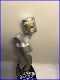 GORDON BIERSCH BLONDE BOCK RARE METALS ART SCULPTURE beer tap handle. CALIFORNIA