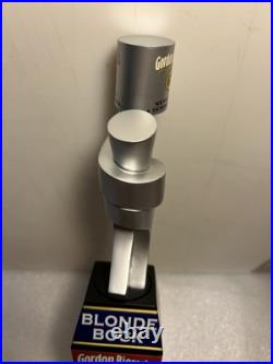 GORDON BIERSCH BLONDE BOCK RARE METALS ART SCULPTURE beer tap handle. CALIFORNIA