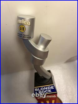 GORDON BIERSCH BLONDE BOCK RARE METALS ART SCULPTURE beer tap handle. CALIFORNIA