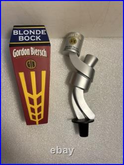 GORDON BIERSCH BLONDE BOCK RARE METALS ART SCULPTURE beer tap handle. CALIFORNIA