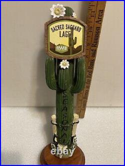 GRAND CANYON PRICKLY PEAR CACTUS SAGUARO LAGER Draft beer tap handle. ARIZONA GRAND CANYON PRICKLY PEAR CACTUS SAGUARO LAGER Draft beer tap handle. ARIZONA