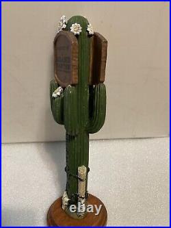 GRAND CANYON PRICKLY PEAR CACTUS SAGUARO LAGER Draft beer tap handle. ARIZONA