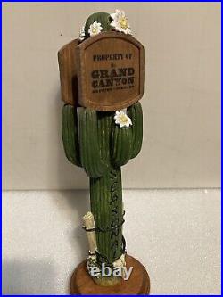 GRAND CANYON PRICKLY PEAR CACTUS SAGUARO LAGER Draft beer tap handle. ARIZONA GRAND CANYON PRICKLY PEAR CACTUS SAGUARO LAGER Draft beer tap handle. ARIZONA