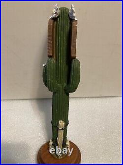 GRAND CANYON PRICKLY PEAR CACTUS SAGUARO LAGER Draft beer tap handle. ARIZONA