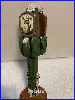 GRAND CANYON PRICKLY PEAR CACTUS SAGUARO LAGER Draft beer tap handle. ARIZONA