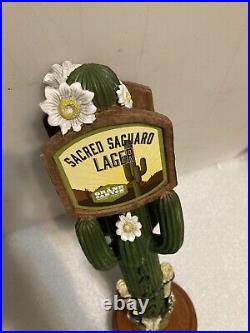 GRAND CANYON PRICKLY PEAR CACTUS SAGUARO LAGER Draft beer tap handle. ARIZONA GRAND CANYON PRICKLY PEAR CACTUS SAGUARO LAGER Draft beer tap handle. ARIZONA