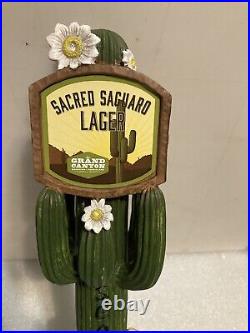 GRAND CANYON PRICKLY PEAR CACTUS SAGUARO LAGER Draft beer tap handle. ARIZONA GRAND CANYON PRICKLY PEAR CACTUS SAGUARO LAGER Draft beer tap handle. ARIZONA