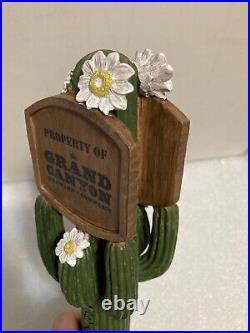 GRAND CANYON PRICKLY PEAR CACTUS SAGUARO LAGER Draft beer tap handle. ARIZONA GRAND CANYON PRICKLY PEAR CACTUS SAGUARO LAGER Draft beer tap handle. ARIZONA