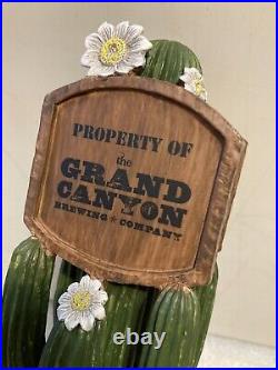 GRAND CANYON PRICKLY PEAR CACTUS SAGUARO LAGER Draft beer tap handle. ARIZONA