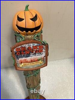 GRAND CANYON PUMPKIN SPRINGS PUMPKIN Draft beer tap handle. ARIZONA