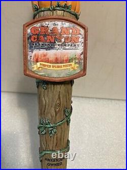 GRAND CANYON PUMPKIN SPRINGS PUMPKIN Draft beer tap handle. ARIZONA