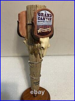 GRAND CANYON STEER SKULL RASPBERRY WHEAT Draft beer tap handle. ARIZONA GRAND CANYON STEER SKULL RASPBERRY WHEAT Draft beer tap handle. ARIZONA