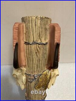 GRAND CANYON STEER SKULL RASPBERRY WHEAT Draft beer tap handle. ARIZONA GRAND CANYON STEER SKULL RASPBERRY WHEAT Draft beer tap handle. ARIZONA
