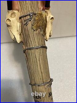 GRAND CANYON STEER SKULL RASPBERRY WHEAT Draft beer tap handle. ARIZONA GRAND CANYON STEER SKULL RASPBERRY WHEAT Draft beer tap handle. ARIZONA