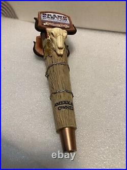 GRAND CANYON STEER SKULL RASPBERRY WHEAT Draft beer tap handle. ARIZONA GRAND CANYON STEER SKULL RASPBERRY WHEAT Draft beer tap handle. ARIZONA